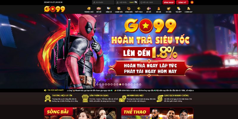 GO99 - Thiên Đường Giải Trí Trực Tuyến Top 1 Châu Á